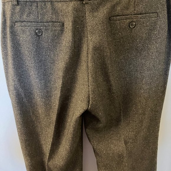 Vintage Axcess (Liz Claiborne) Dark Gray Tweed Dress Pants - Size 10 - Picture 4 of 8